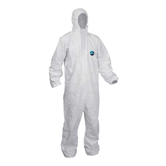 Hooded PPE suit