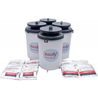 Maxfly fly traps as used by professionals