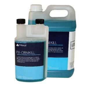 PX Ornikill bird fouling clean down disinfectant 1L concentrate